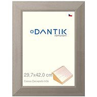 DANTIK frame 29,7 × 42, Caa Decapato white plexi clear - Photo Frame