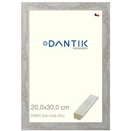 DANTIK frame 20 × 30, PAINT white small glass clear - Photo Frame