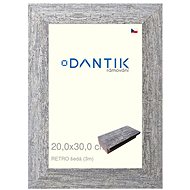 DANTIK frame 20 × 30, RETRO grey glass clear - Photo Frame