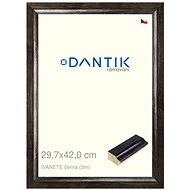 DANTIK frame 29,7 × 42, IVANETE black plexi clear - Photo Frame