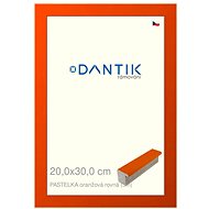 DANTIK frame 20 × 30, PASTEL orange straight glass clear - Photo Frame