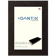 DANTIK frame 20 × 30, RETRO black glass clear - Photo Frame