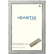 DANTIK frame 20 × 30, AKVAREL White glass clear - Photo Frame