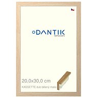 DANTIK frame 20 × 30, KASSETTE whitewashed oak small clear glass - Photo Frame