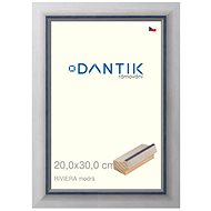 DANTIK frame 20 × 30, RIVIERA blue glass clear - Photo Frame