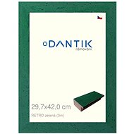 DANTIK frame 29,7 × 42, RETRO green plexi clear - Photo Frame