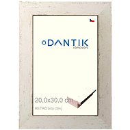 DANTIK frame 20 × 30, RETRO white glass clear - Photo Frame
