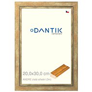 DANTIK frame 20 × 30, ANDRE gold medium glass clear - Photo Frame