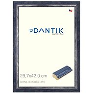 DANTIK frame 29,7 × 42, IVANETE blue plexi clear - Photo Frame
