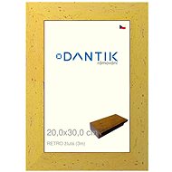 DANTIK frame 20 × 30, RETRO yellow glass clear - Photo Frame