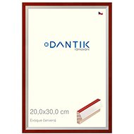 DANTIK frame 20 × 30, EVOQUE red glass clear - Photo Frame