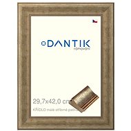 DANTIK frame 29,7 × 42, WING small silver patina plexi clear - Photo Frame