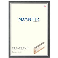 DANTIK frame 21 × 29,7, EVOQUE grey glass clear - Photo Frame