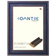 DANTIK frame 21 × 29,7, LYON blue glass clear - Photo Frame