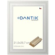 DANTIK frame 21 × 29,7, LYON White glass clear - Photo Frame