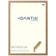 DANTIK frame 29,7 × 42, KASSETTE oak small plexi clear - Photo Frame