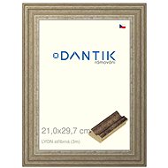 DANTIK frame 21 × 29,7, LYON silver glass clear - Photo Frame
