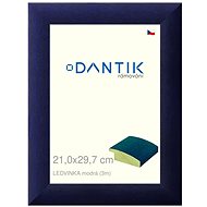 DANTIK frame 21 × 29,7, LEDVINKA blue glass clear - Photo Frame