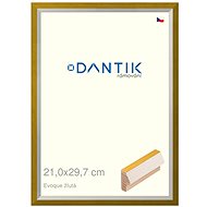 DANTIK frame 21 × 29,7, EVOQUE yellow glass clear - Photo Frame