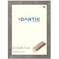 DANTIK frame 21 × 29,7, TOMAS white glass clear - Photo Frame