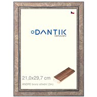 DANTIK frame 21 × 29,7, ANDRE bronze medium glass clear - Photo Frame