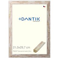 DANTIK frame 21 × 29,7, PAINT red small glass clear - Photo Frame