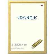 DANTIK frame 21 × 29,7, ANDRE gold glass clear - Photo Frame