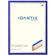 DANTIK frame 21 × 29,7, EVOQUE blue glass clear - Photo Frame
