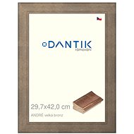 DANTIK frame 29,7 × 42, ANDRÉ big bronze plexi clear - Photo Frame
