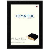 DANTIK frame 29,7 × 42, LEDVINKA black plexi clear - Photo Frame
