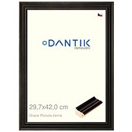 DANTIK frame 29,7 × 42, Grace Piccola black plexi clear - Photo Frame