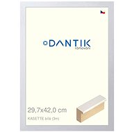 DANTIK frame 29,7 × 42, KASSETTE white plexi clear - Photo Frame