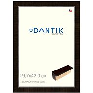DANTIK frame 29,7 × 42, TECHNO wenge plexi clear - Photo Frame