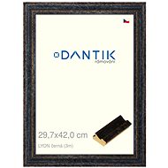 DANTIK frame 29,7 × 42, LYON black plexi clear - Photo Frame