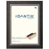 DANTIK frame 29,7 × 42, AMALFI black plexi clear - Photo Frame