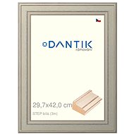DANTIK frame 29,7 × 42, STEP white plexi clear - Photo Frame