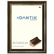 DANTIK frame 29,7 × 42, Ferrosa bronze plexi clear - Photo Frame
