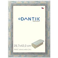 DANTIK frame 29,7 × 42, PAINT green large plexi clear - Photo Frame
