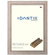 DANTIK frame 29,7 × 42, LYON grey plexi clear - Photo Frame
