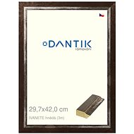 DANTIK frame 29,7 × 42, IVANETE brown plexi clear - Photo Frame