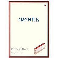 DANTIK frame 29,7 × 42, EVOQUE red plexi clear - Photo Frame