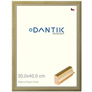 DANTIK frame 30 × 40, OPERA Colori yellow plexi clear - Photo Frame