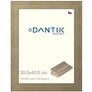 DANTIK frame 30 × 40, ANDRÉ large champagne plexi clear - Photo Frame