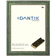 DANTIK frame 30 × 40, LYON green plexi clear - Photo Frame