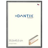 DANTIK frame 30 × 40, EVOQUE grey plexi clear - Photo Frame