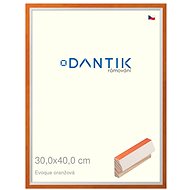 DANTIK frame 30 × 40, EVOQUE orange plexi clear - Photo Frame