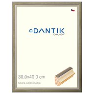 DANTIK frame 30 × 40, OPERA Colori blue plexi clear - Photo Frame