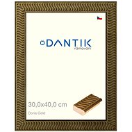 DANTIK frame 30 × 40, Doria Gold plexi clear - Photo Frame
