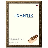 DANTIK frame 30 × 40, HONEST small high bronze plexi clear - Photo Frame