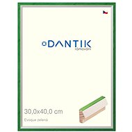 DANTIK frame 30 × 40, EVOQUE green plexi clear - Photo Frame